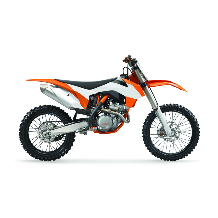 Ouïes de radiateur POLISPORT couleur origine 15 orange/blanc KTM