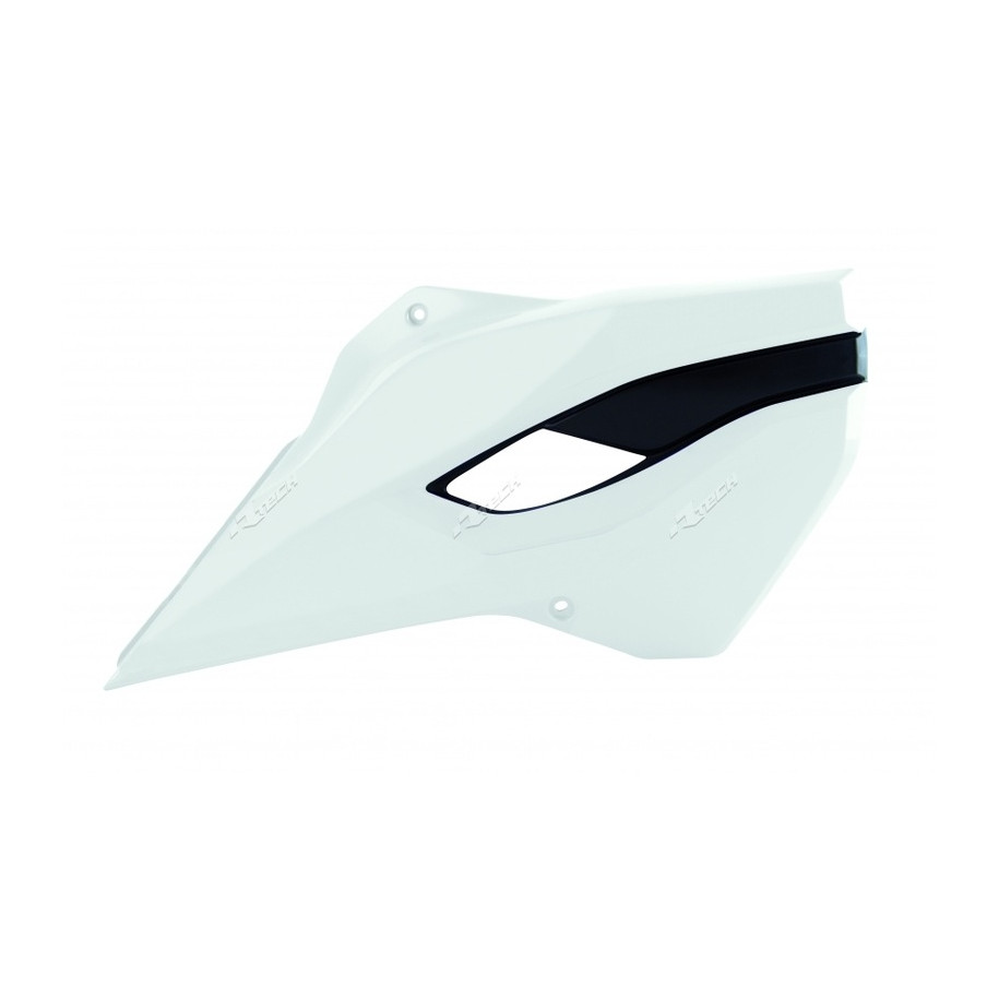 Ouïes de radiateur RACETECH blanc/noir Husqvarna FC/FE 250/350/450