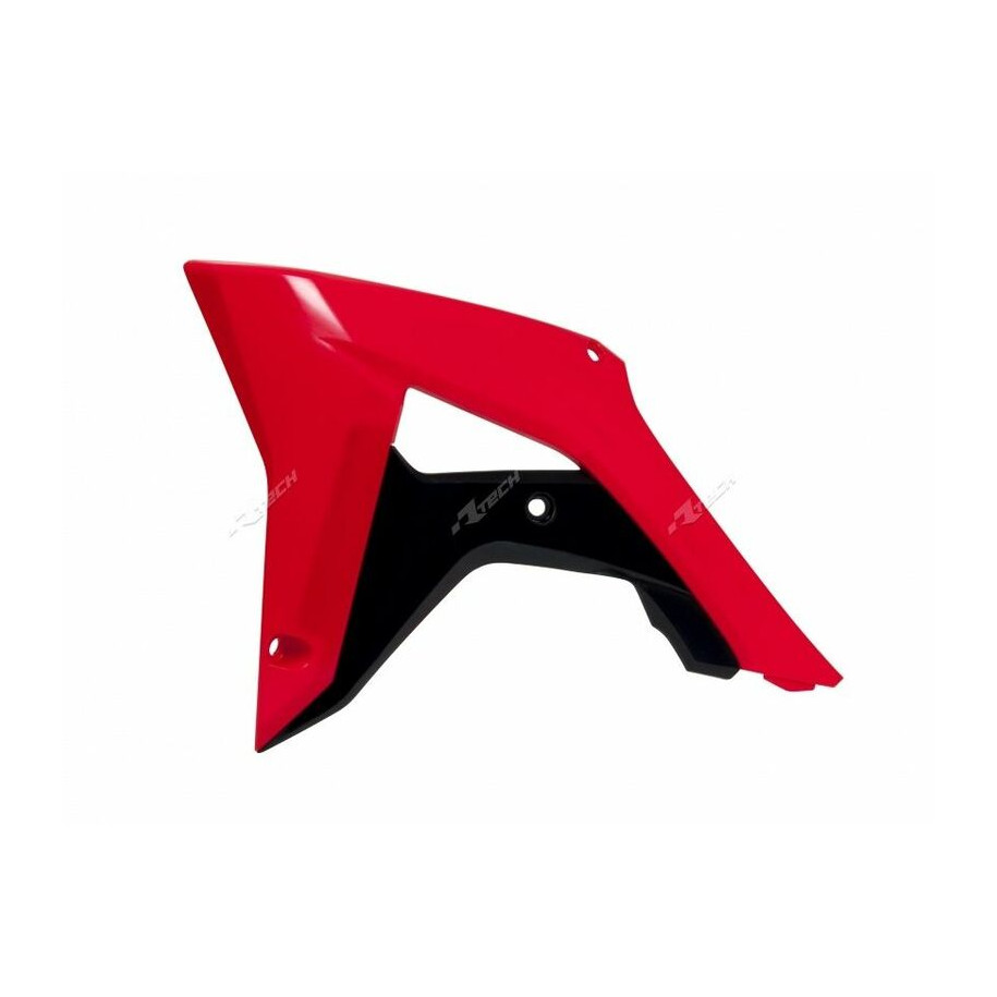 Ouïes de radiateur RACETECH couleur origine (2017) rouge/noir Honda CRF450R