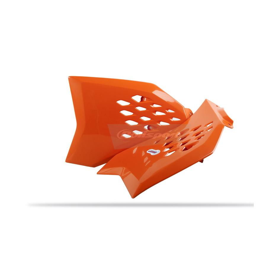 Ouïes de radiateur POLISPORT couleur origine 11-15 orange KTM SX65