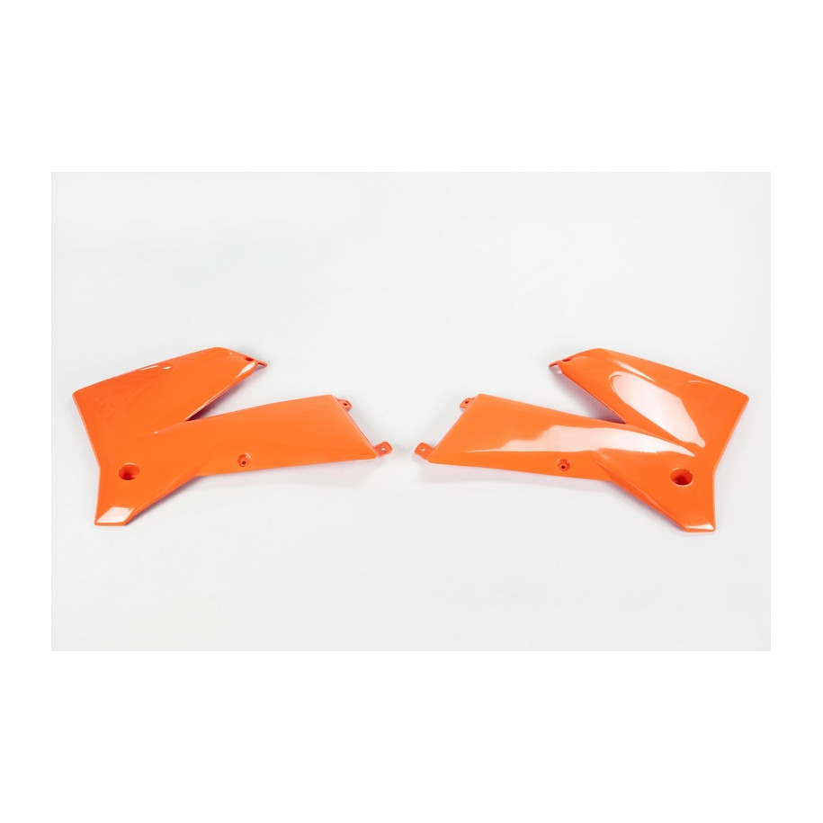 Ouïes de radiateur UFO orange KTM
