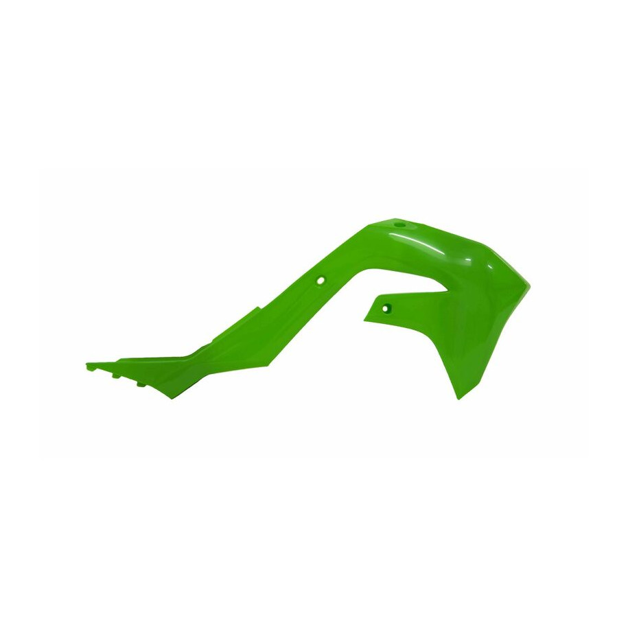 Ouïes de radiateur RACETECH vert Kawasaki KX450F