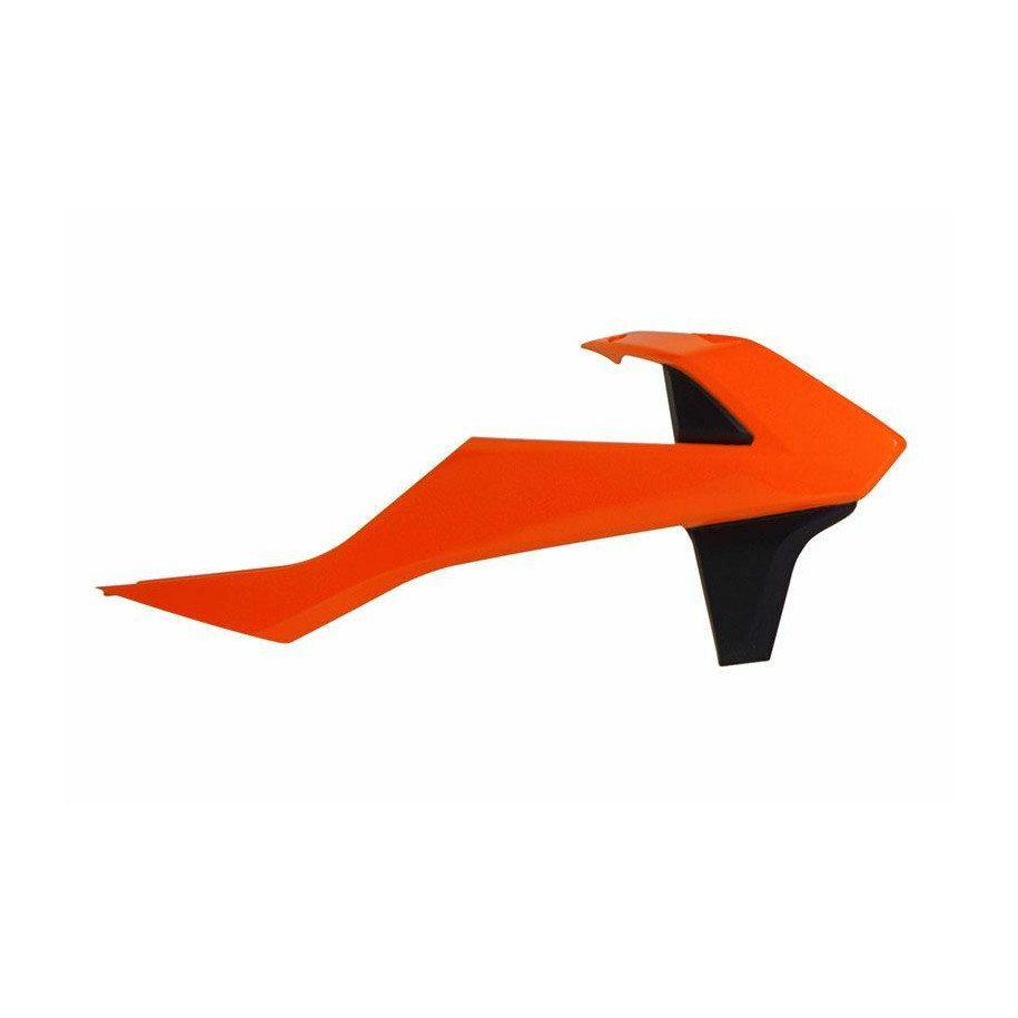 Ouïes de radiateur RACETECH orange/noir KTM SX85