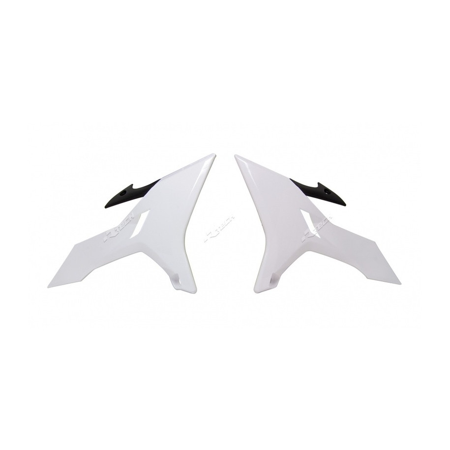 Ouïes de radiateur RACETECH Revolution blanc Yamaha YZ125/250