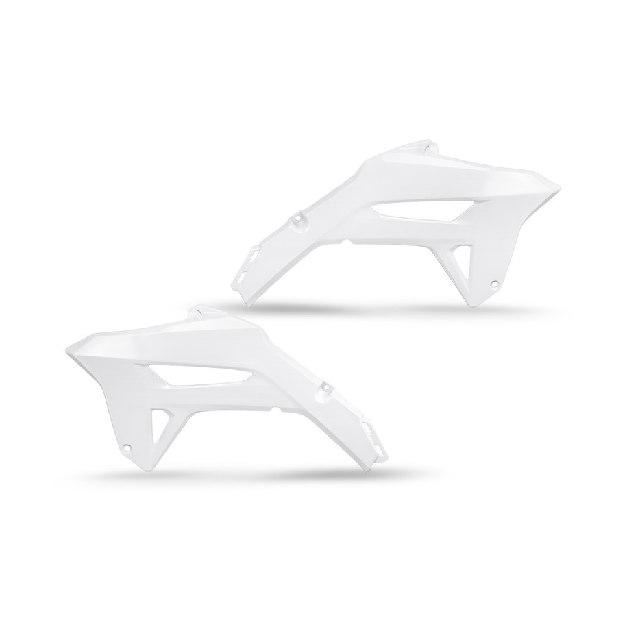 Ouies de radiateur UFO blanc Honda CRF450R