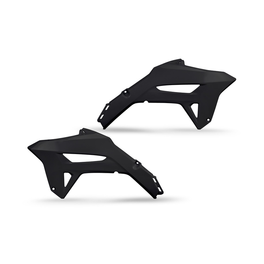 Ouies de radiateur UFO noir Honda CRF 450 R