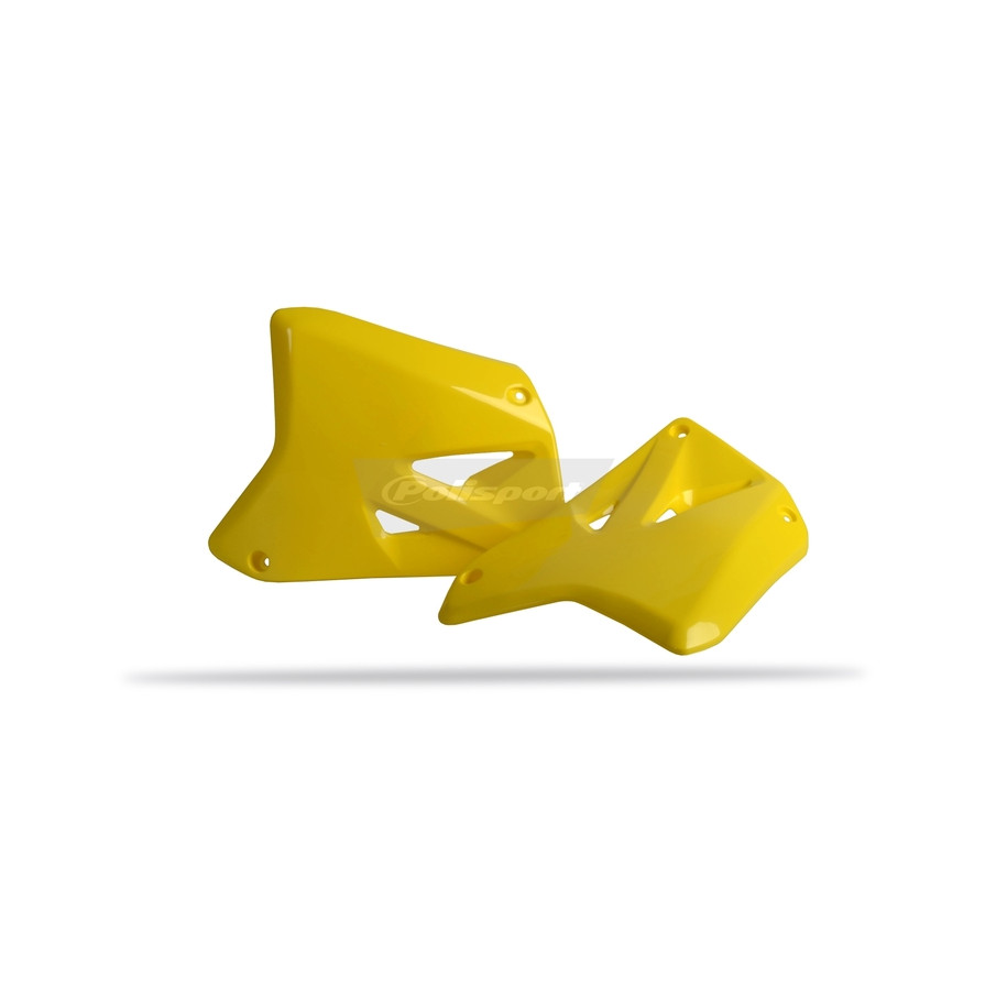 Ouïes de radiateur POLISPORT jaune Suzuki RM125/RM250