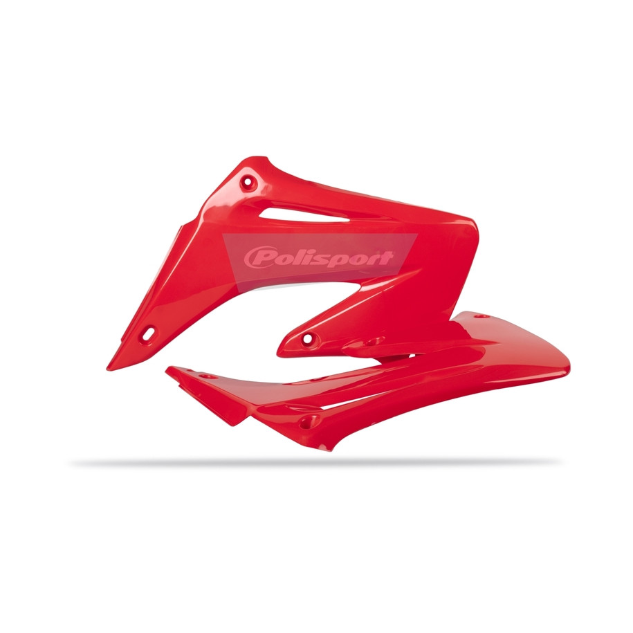Ouïes de radiateur POLISPORT rouge Honda CRF250R/CRF450R