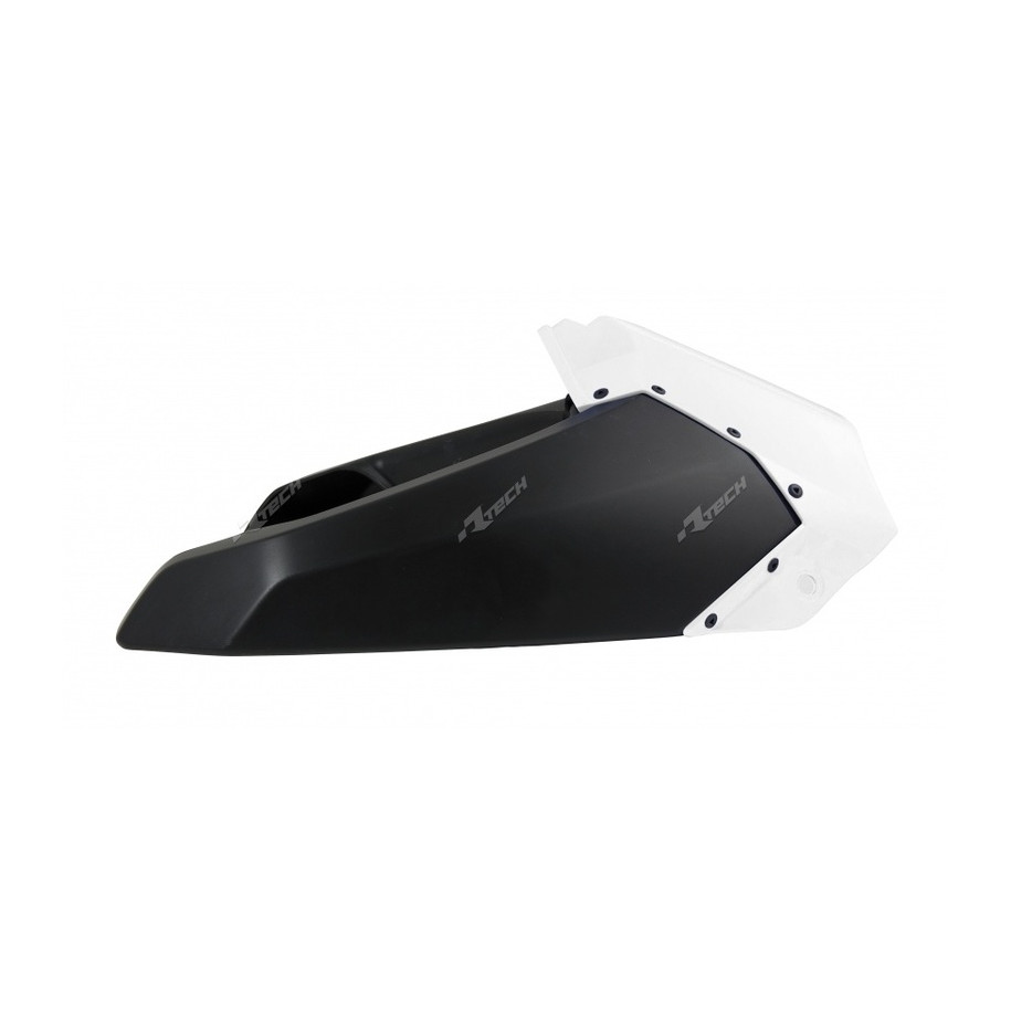 Ouïes de radiateur supérieures RACETECH blanches/noires Yamaha YZ250/450F