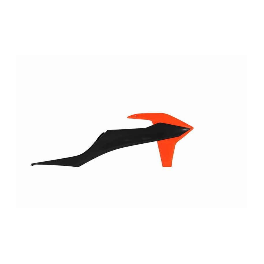 Ouïes de radiateur RACETECH noir/orange KTM