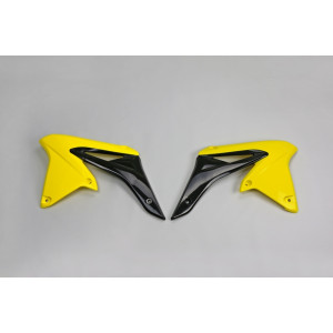 Ouïes de radiateur UFO jaune Suzuki RM-Z250