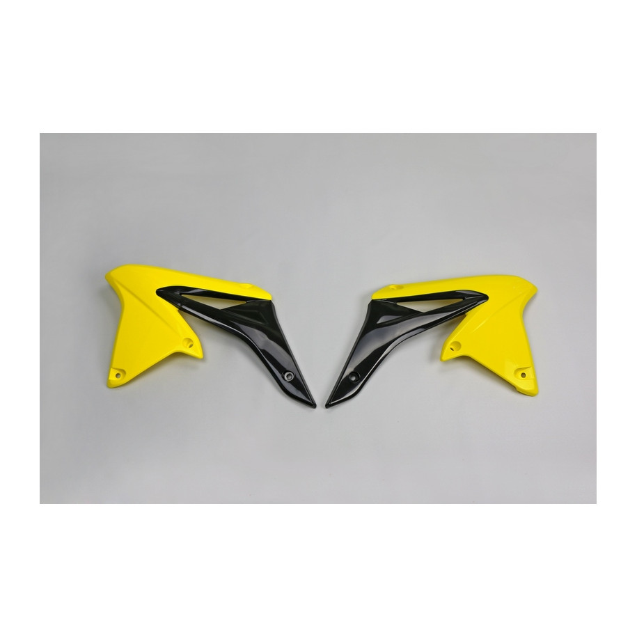 Ouïes de radiateur UFO jaune Suzuki RM-Z250