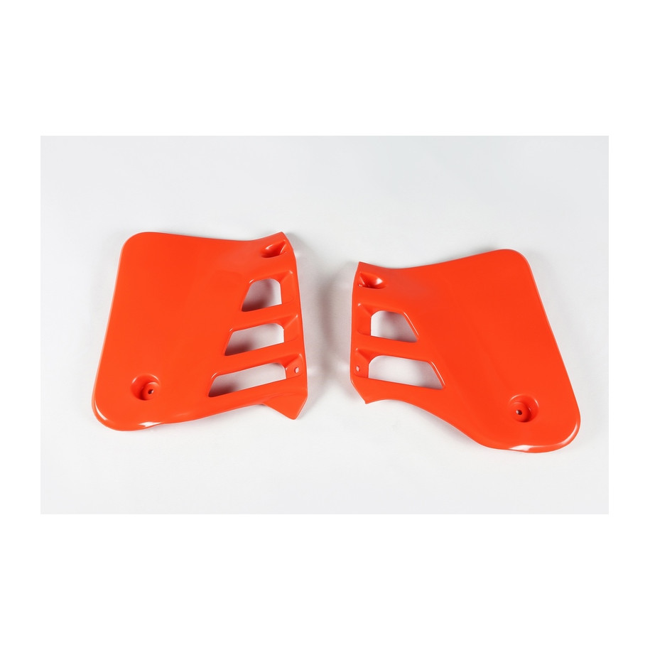 Ouïes de radiateur UFO orange Honda CR125R