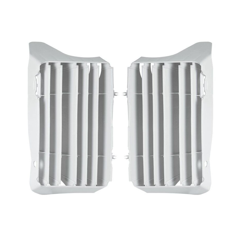 Ouïes de radiateur RACETECH blanc Honda CRF450R