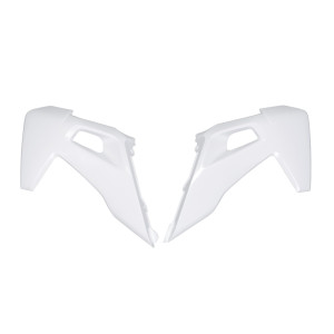 Ouies de radiateur UFO blanc Husqvarna FE/TE