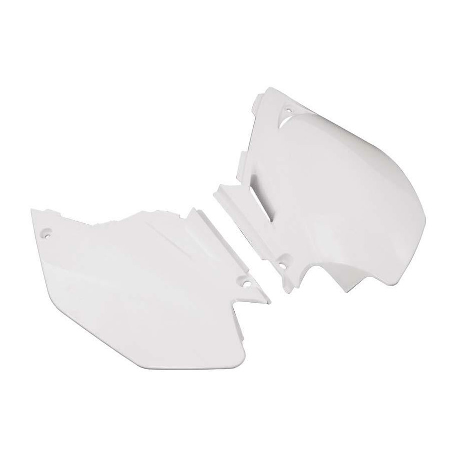 Plaques latérales RACETECH blanc