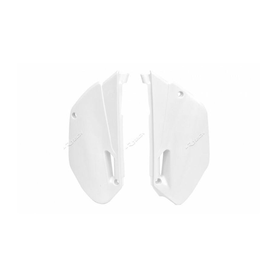 Plaques latérales RACETECH blanc