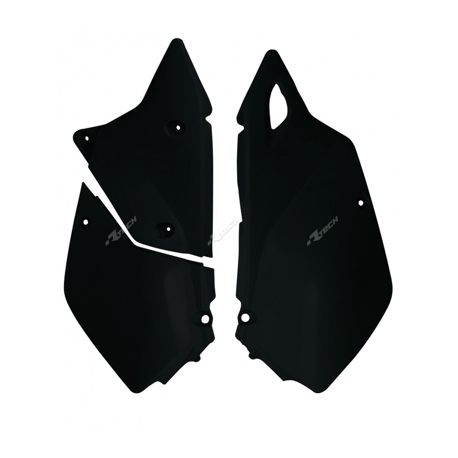 Plaques latérales RACETECH noir