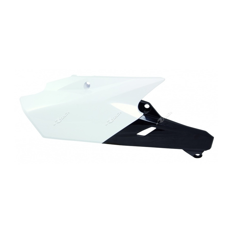 Plaques latérales RACETECH couleur origine 2014 blanc/noir
