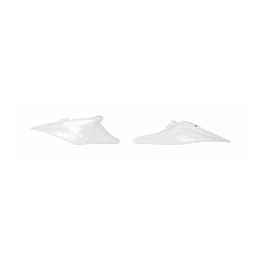 Plaques latérales RACETECH blanc