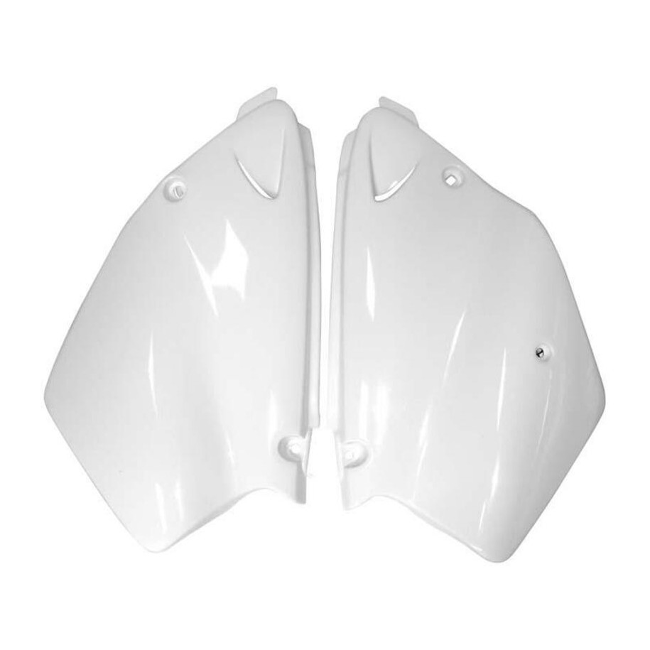 Plaques latérales RACETECH blanc