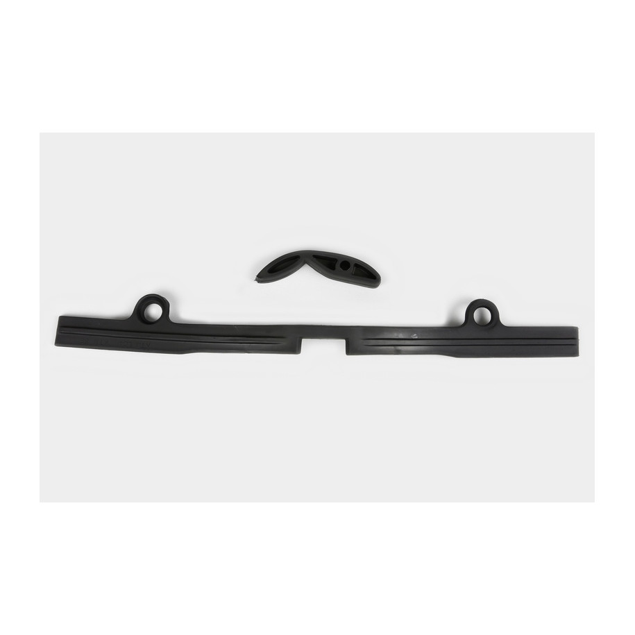 Kit patin de bras oscillant + patin de chaîne inférieur UFO noir KTM SX85