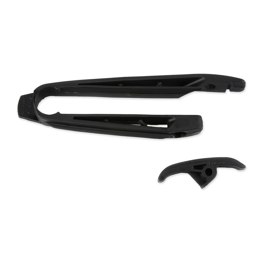 Kit patin de bras oscillant + patin de chaîne inférieur UFO noir KTM