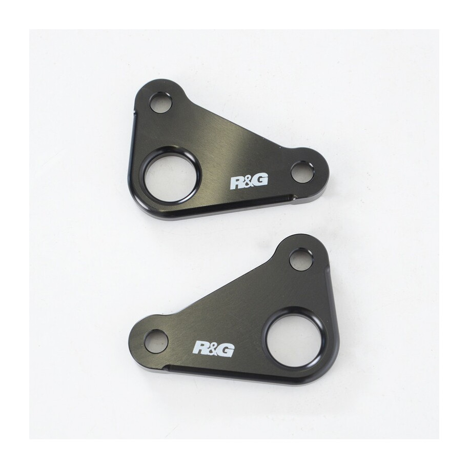Platines pour sangles R&G RACING noir Ducati Panigale V4