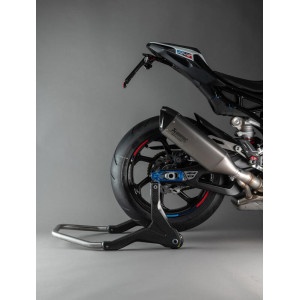 Béquille de stand arrière LIGHTECH support rouleaux - carbone