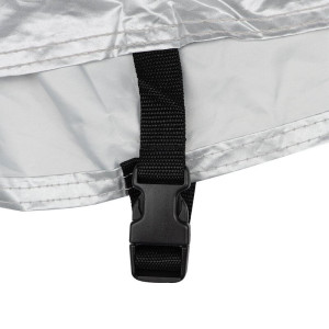 Housse de protection extérieur OXFORD Rainex noir/argent - Moto / Scooter avec Top case - XL