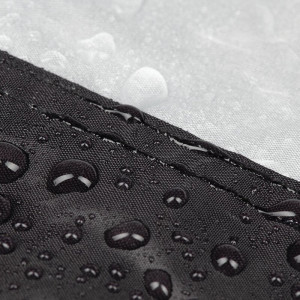 Housse de protection intérieur / extérieur OXFORD Aquatex noir/argent - moto / scooter avec Top case - XL