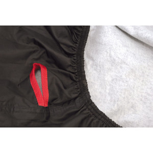 Housse de protection extérieure VECTOR Black Cotton pour moto/scooter - noir - M