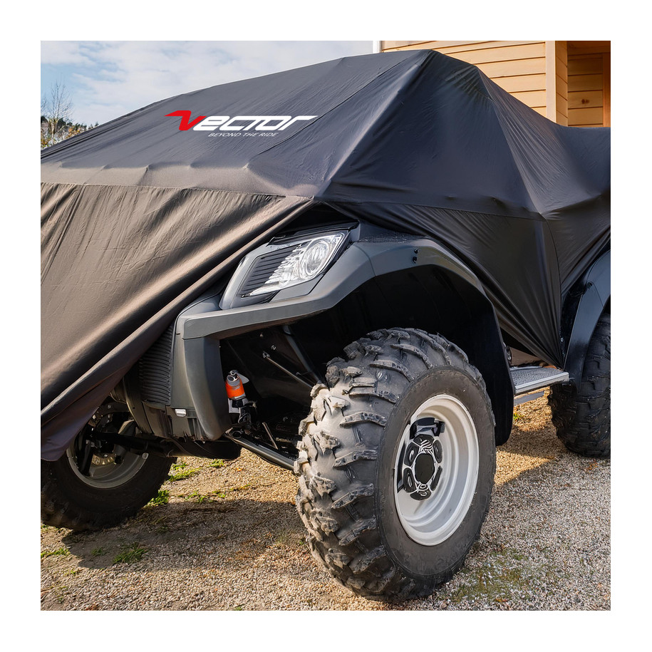 Housse de protection extérieure VECTOR pour quad - noir - XL