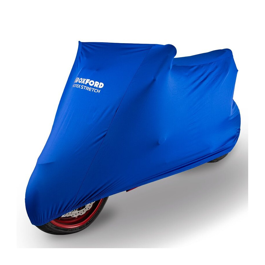 Housse de protection intérieur OXFORD Protex Stretch bleu - moto / scooter - S