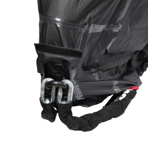 Housse de protection extérieur OXFORD Rainex noir/argent - moto / scooter - XL