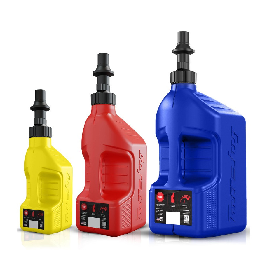 Bidon d'essence TUFF JUG rouge avec bouchon Ripper 2.5G/10L