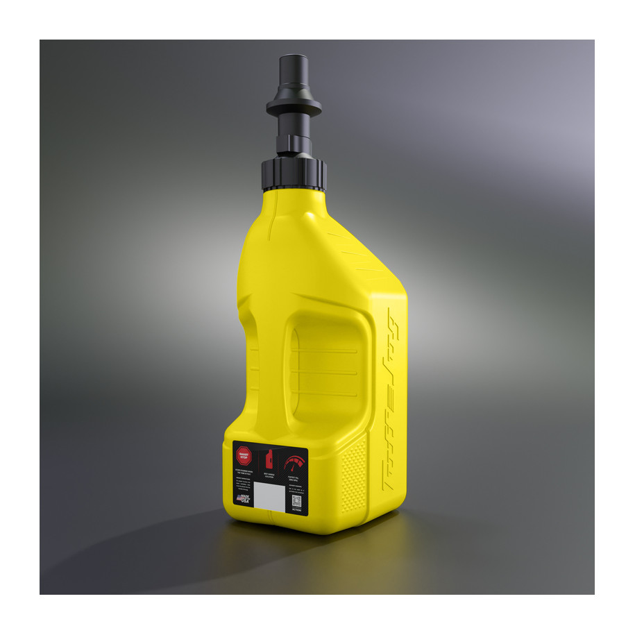 Bidon d'essence TUFF JUG jaune avec bouchon Ripper 2.5G/10L