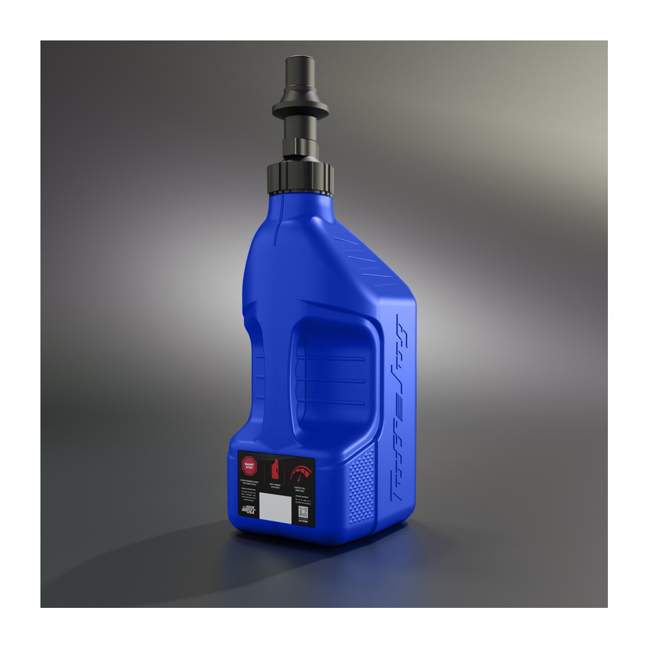 Bidon d'essence TUFF JUG bleu avec bouchon Ripper 2.5G/10L