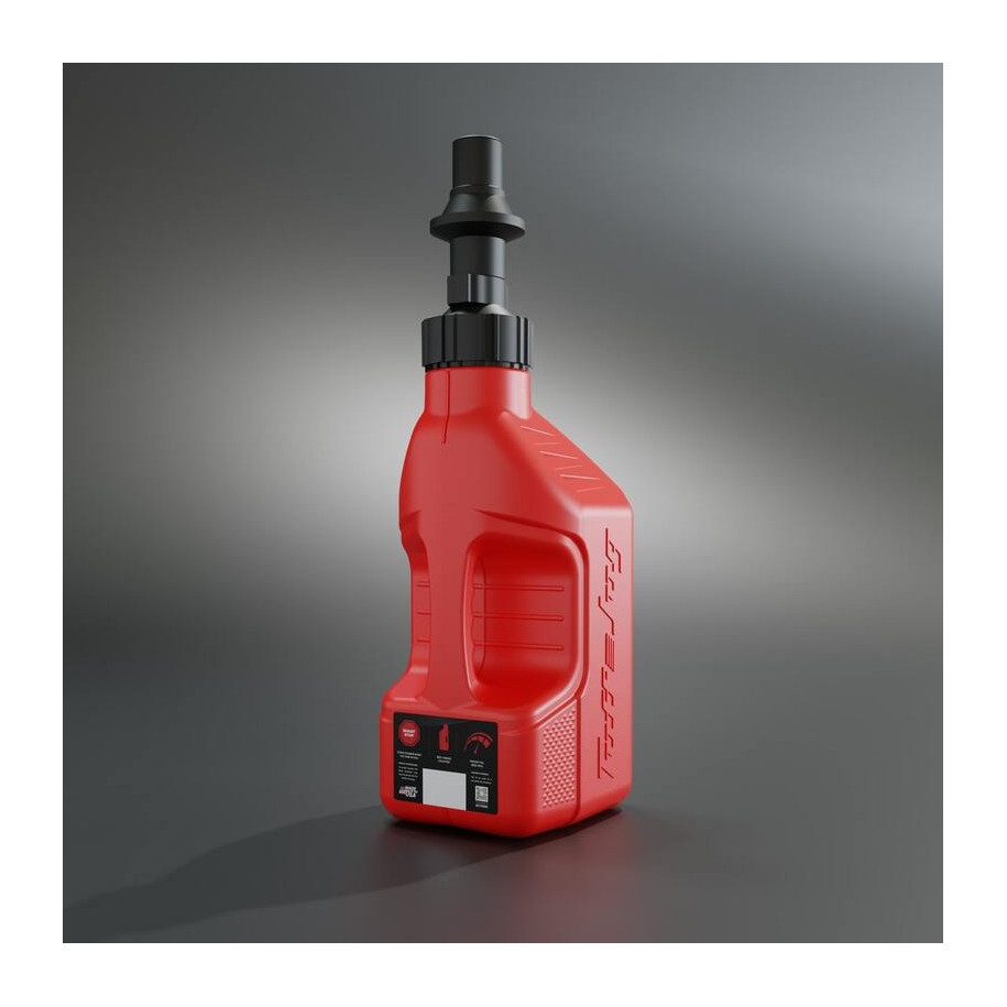 Bidon d'essence TUFF JUG rouge avec bouchon Ripper 1.25G/5L