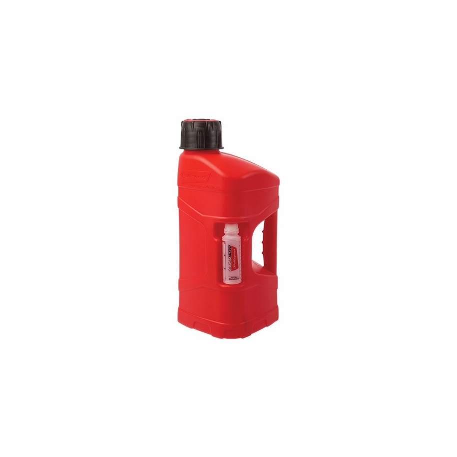 Bidon POLISPORT ProOctane 10L remplissage rapide rouge + melangeur 100ml