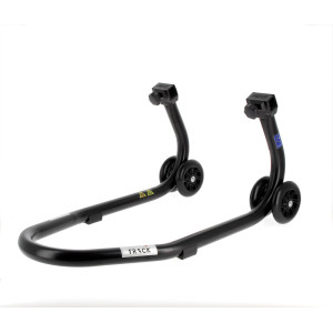 Béquille de stand avant BIHR Home Track noir mat roues noir