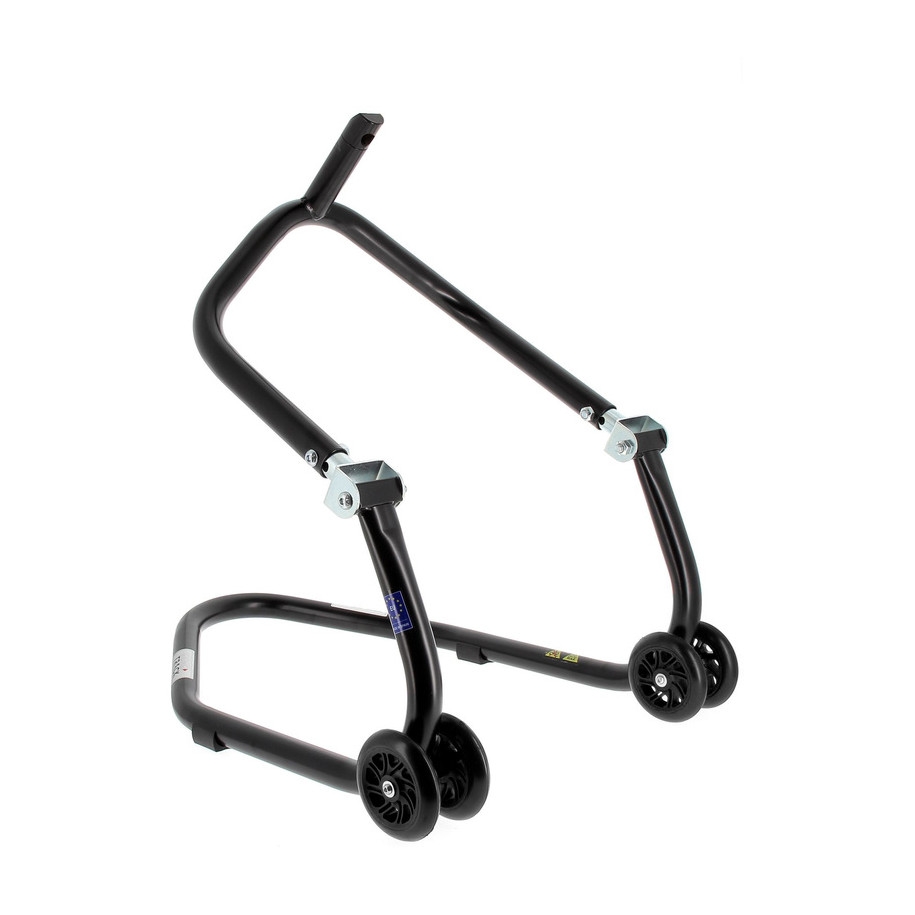 Béquille de stand avant sous té BIHR Home Track noir mat roues noir