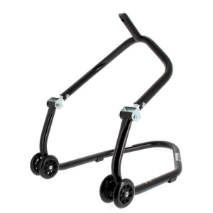 Béquille de stand avant sous té BIHR Home Track noir mat roues noir
