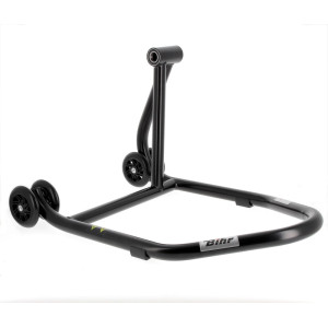 Béquille de stand monobras droite BIHR Home Track noir mat roues noir