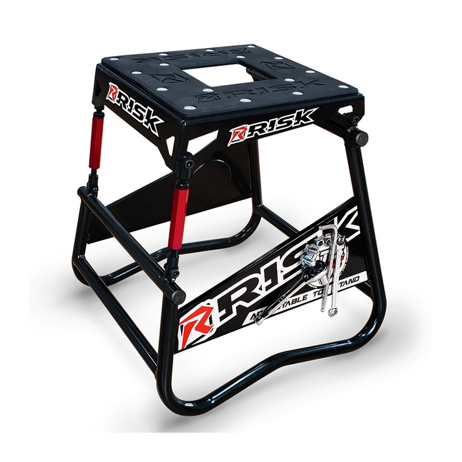 Lève moto RISK RACING A.T.S. inclinaison réglable avec plaque aimantée