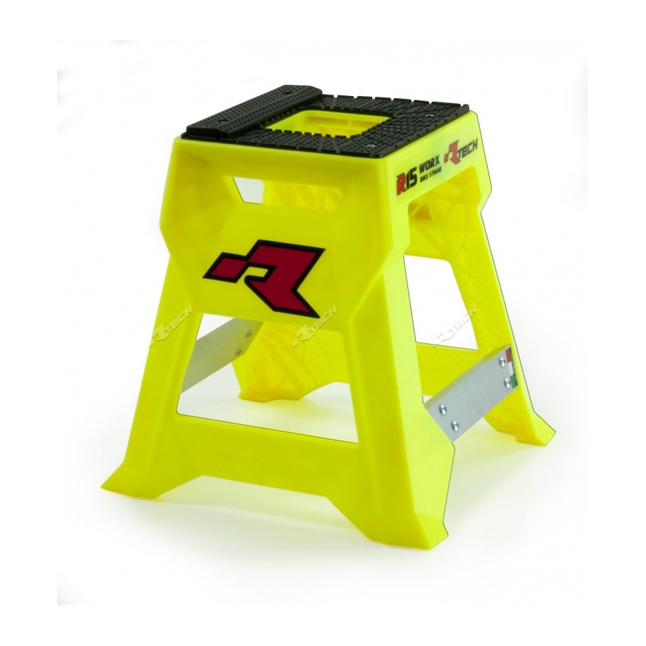 Lève moto TT RACETECH R15 jaune fluo