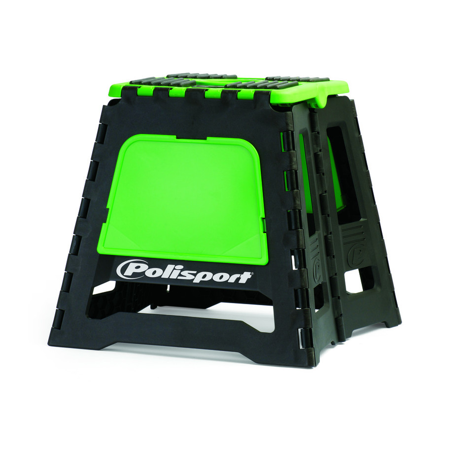 Lève-moto fixe POLISPORT repliable vert/noir