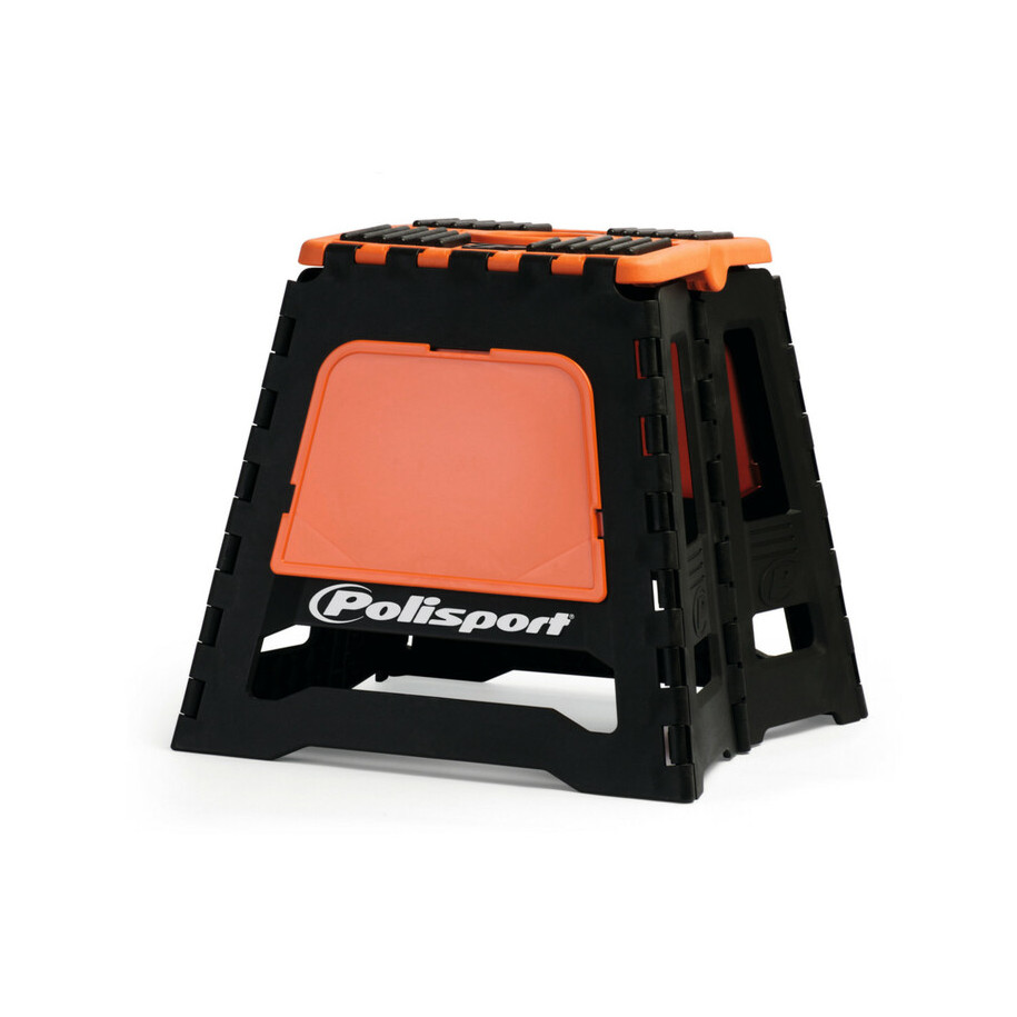 Lève-moto fixe POLISPORT repliable orange/noir
