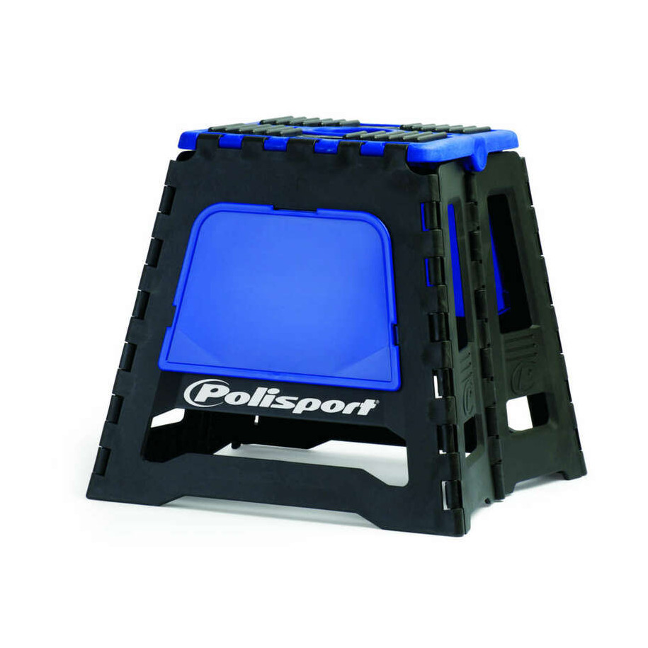 Lève-moto fixe POLISPORT repliable bleu/noir