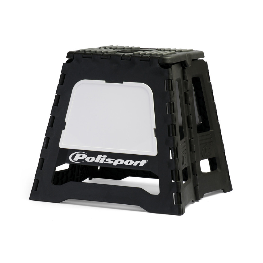 Lève-moto fixe POLISPORT repliable noir/blanc
